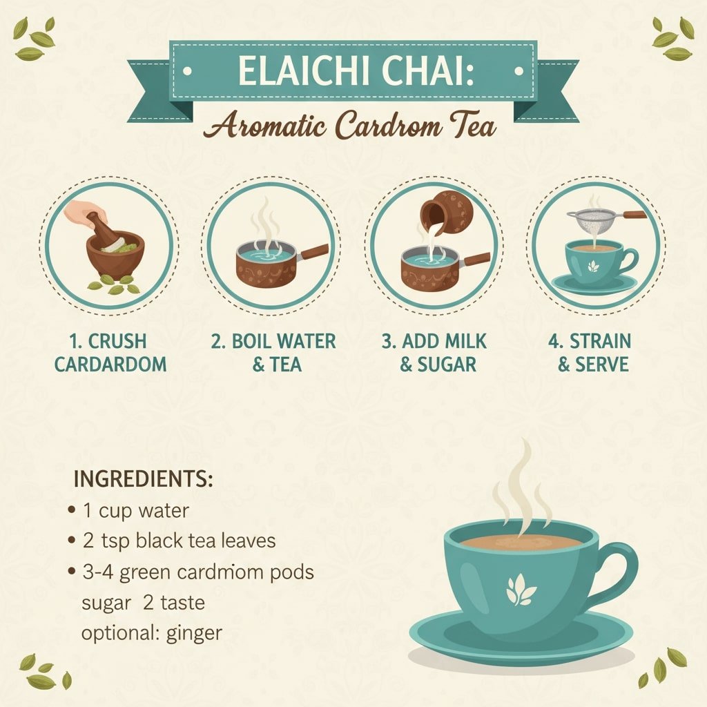 Ausführliche Schritt-für-Schritt-Anleitung zur Zubereitung von Elaichi Chai