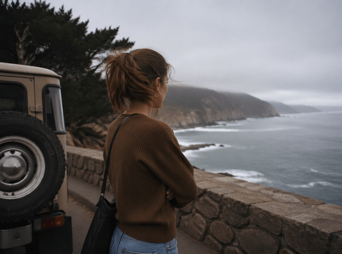 A photorealistic candid travel scene of a perso generated with gpt image 2 on clipfly