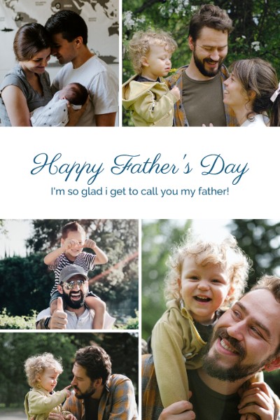 AI collage maker for fathers day celebration