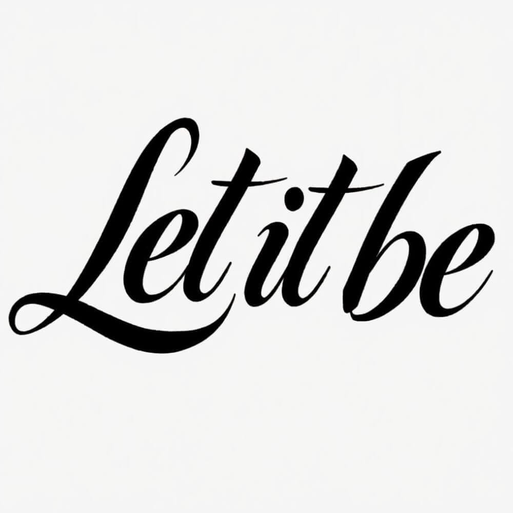 캘리그라피 스타일의 타투