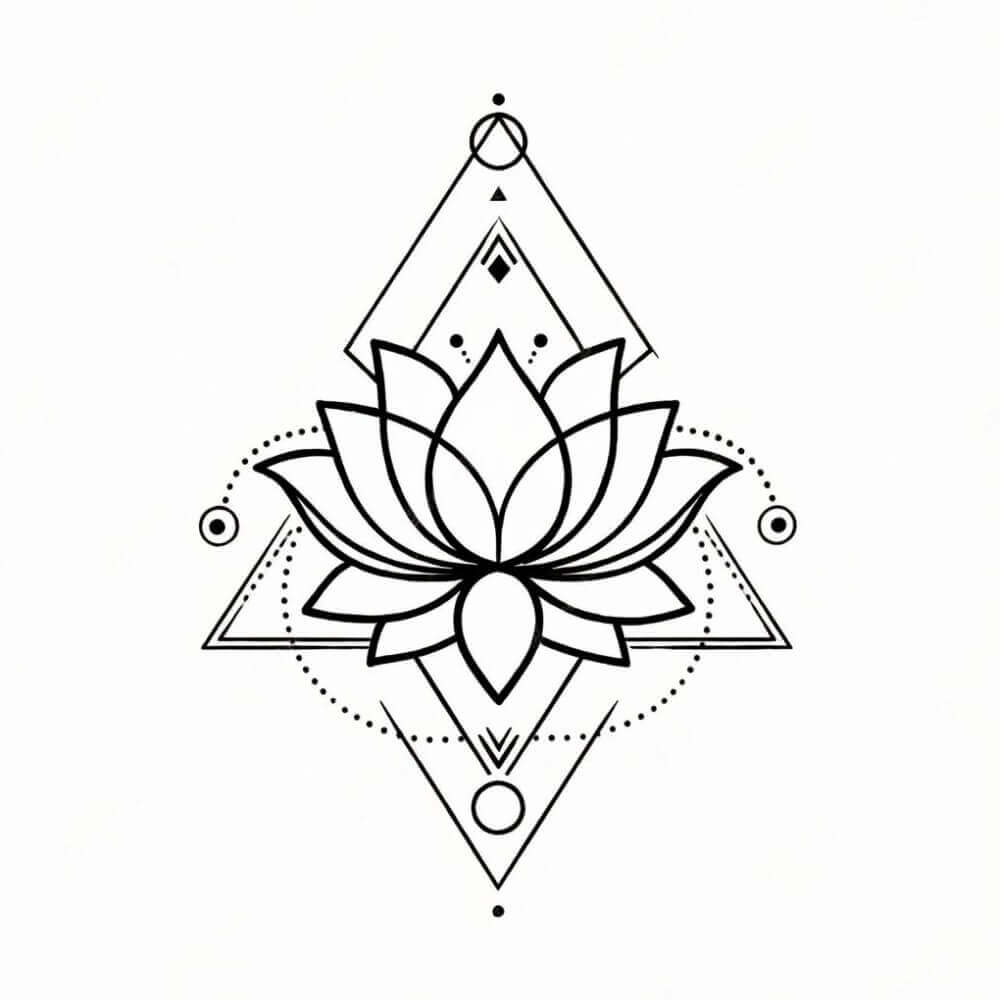 만다라 타투 도안