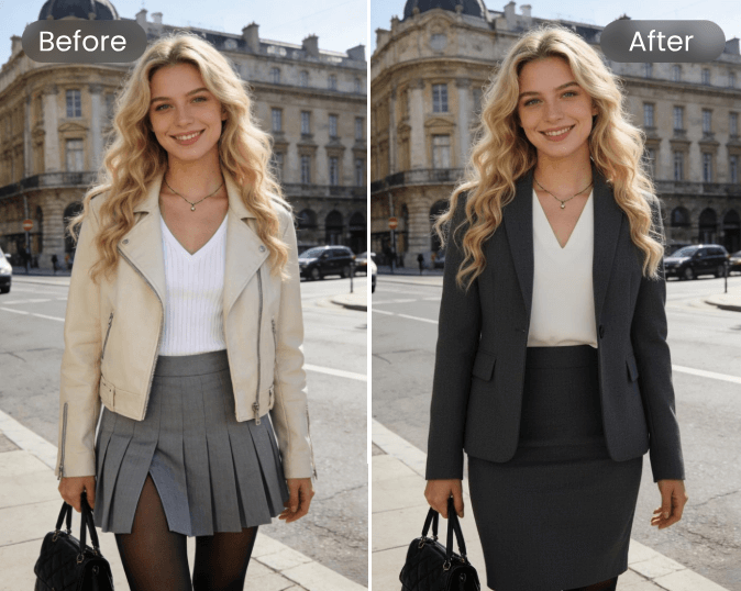 Business formal attire for women