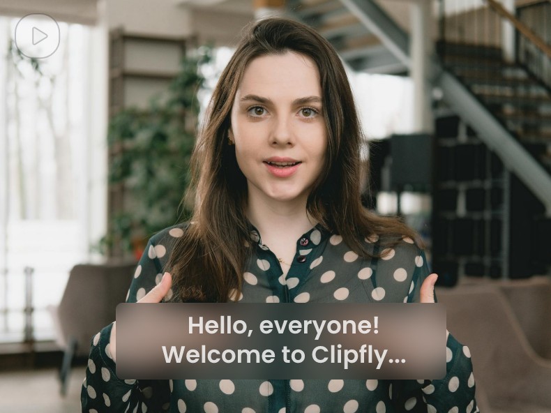 Clipfly add subtitles to video