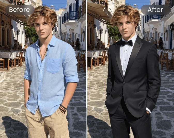 Evening formal attire for men