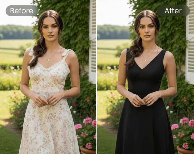 Evening formal attire for women