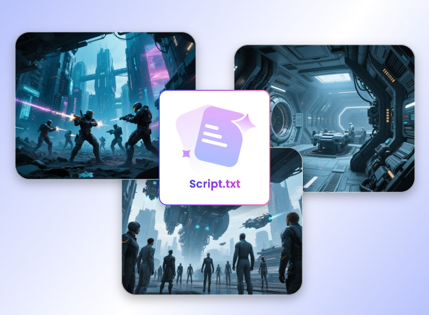 AI script and movie generator