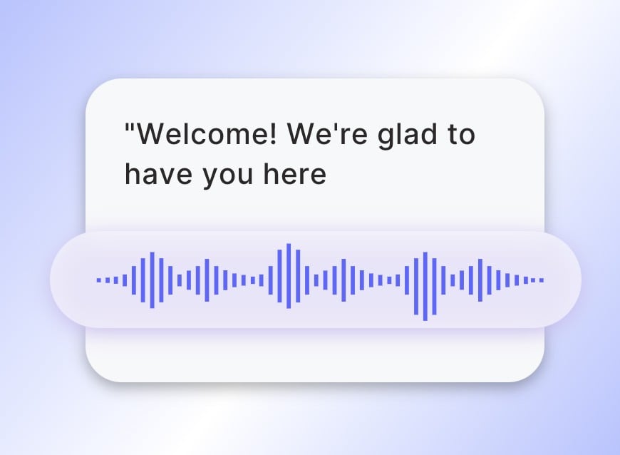 AI text to speech in Clipfly