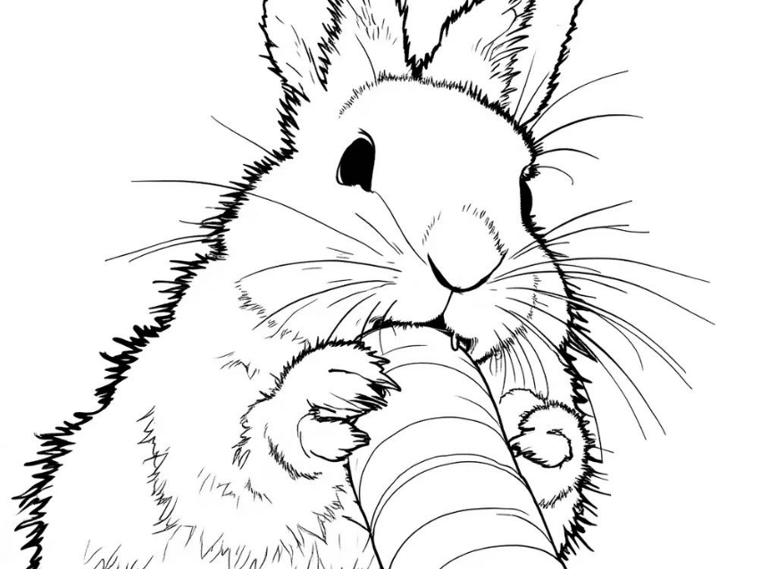 An image of an animal coloring page