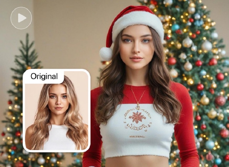 Clipfly AI Santa video cosplay tool