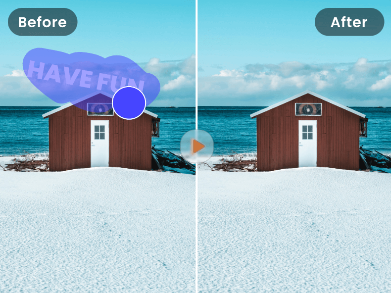 Clipfly AI video text remover