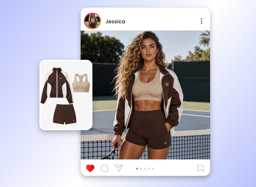 Clipfly AI virtual model for social media content creation