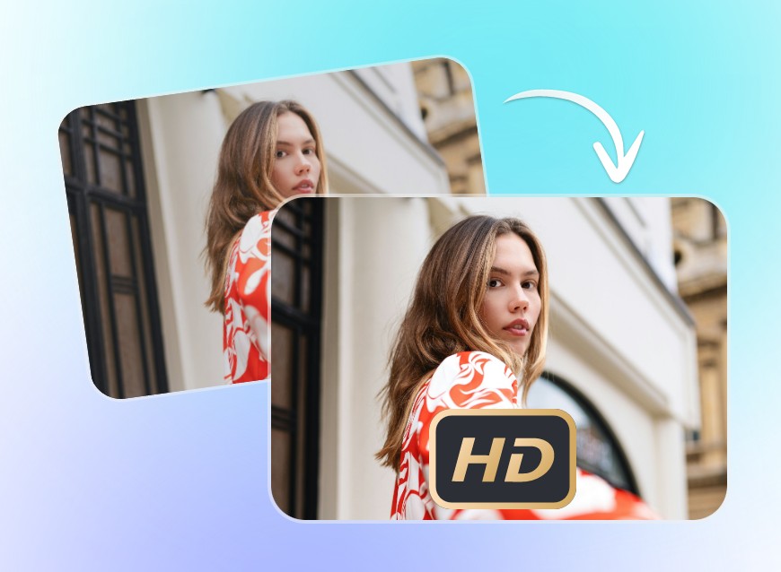 Converta o vídeo de baixa qualidade enviado para resolução HD