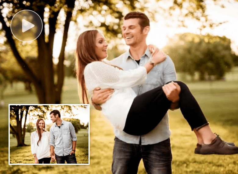 Crie um vídeo de princess carry a partir de uma imagem com o Clipfly