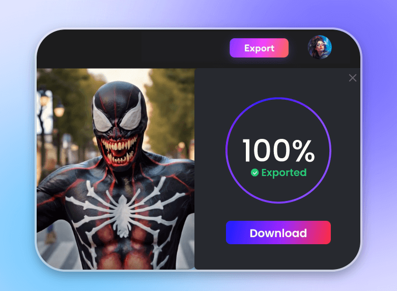 Cosplay de veneno clipfly 3