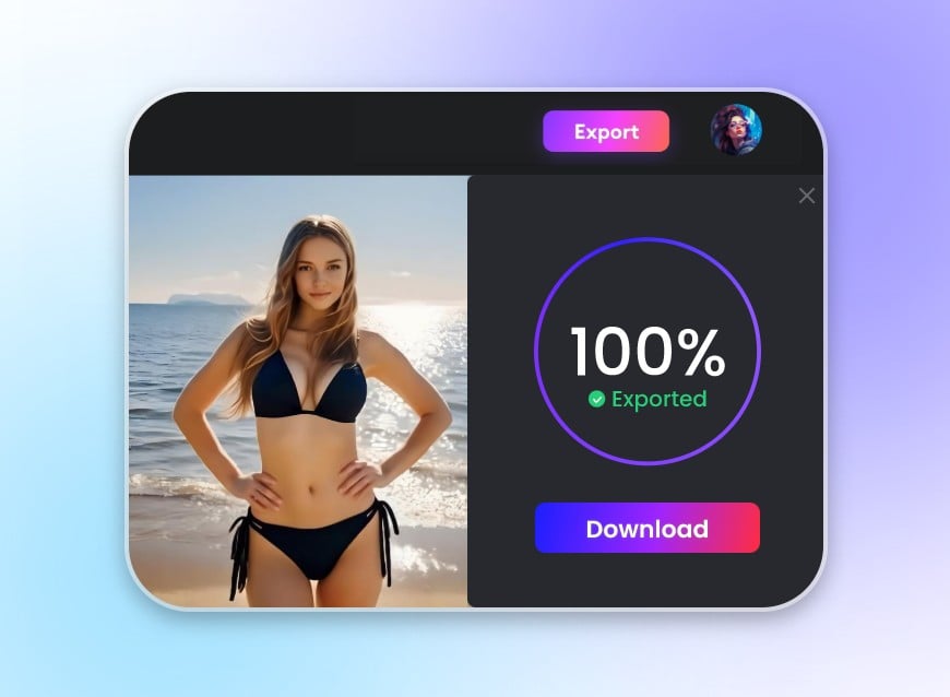 Save the bikini transformation video