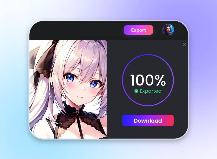 Save your anime photo