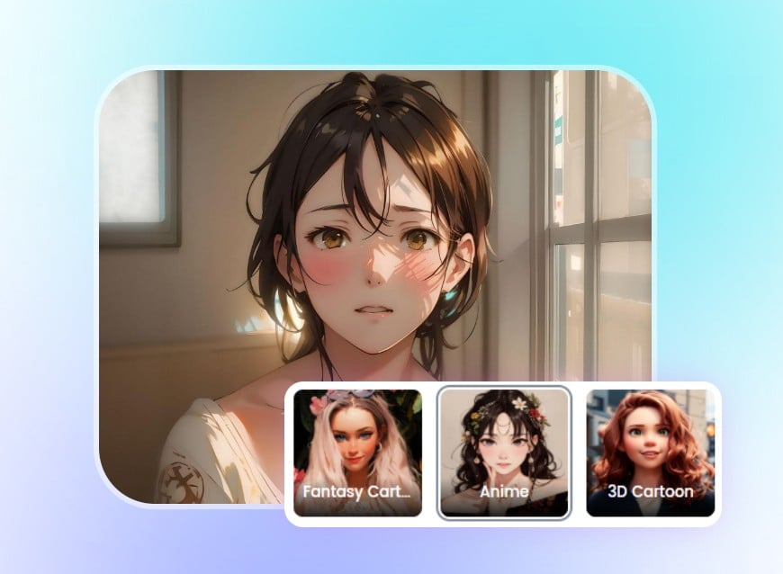 Select a style you like to apply to your avatar