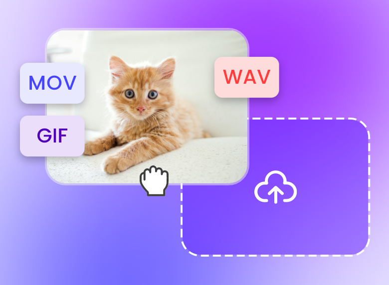 Step 1 for MP4 converter upload your video