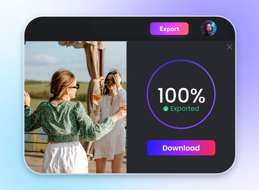 Step 3 save your merged video