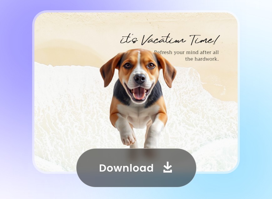 Step 4 save the running dog image with new background