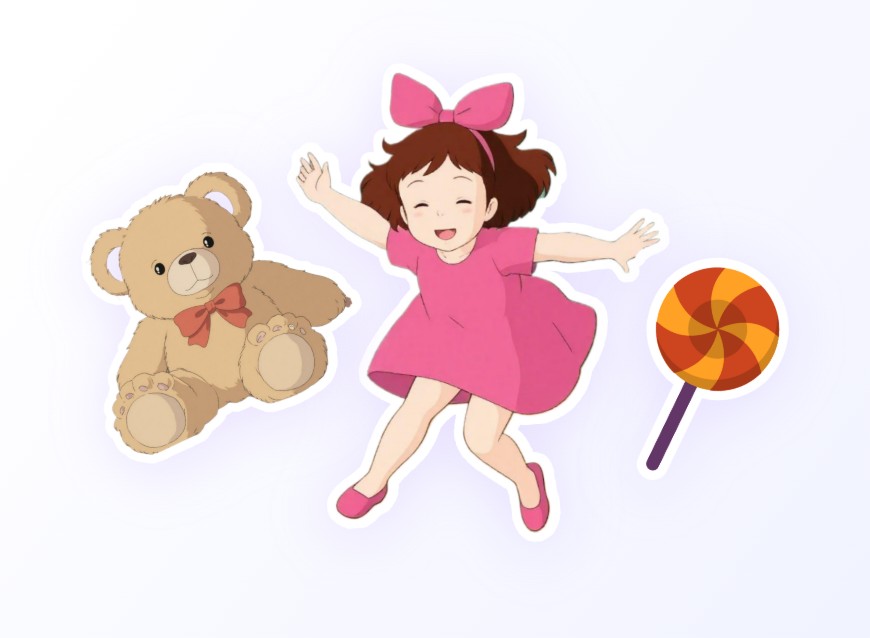 KI-Anime-Bilder als Sticker nutzen