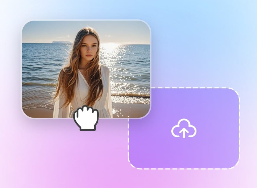 Upload a image of a girl in white dress to our ai bikini generator