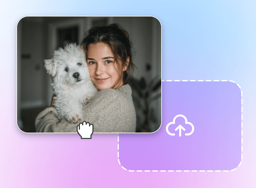 Upload a photo that you want to make for a coloring page