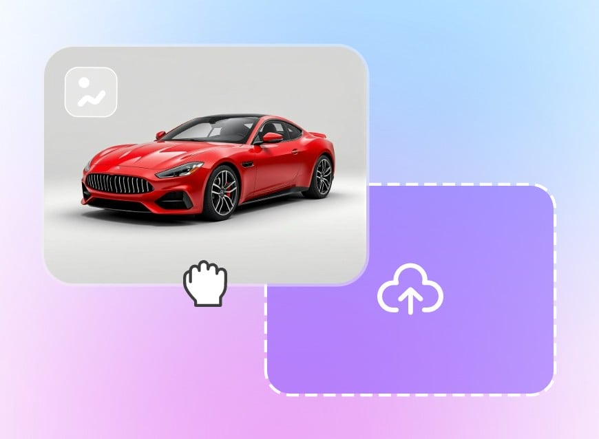 Upload a red car image to our image squisher