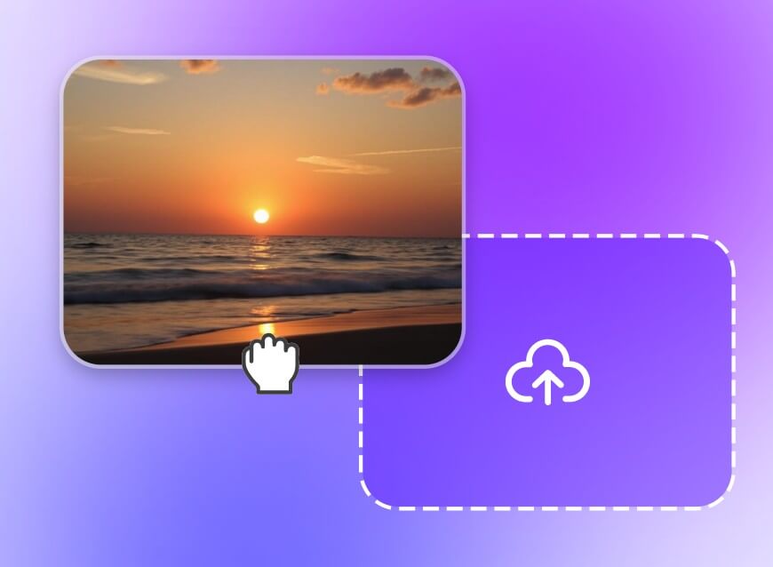 Upload the video of the sunrise at the seaside