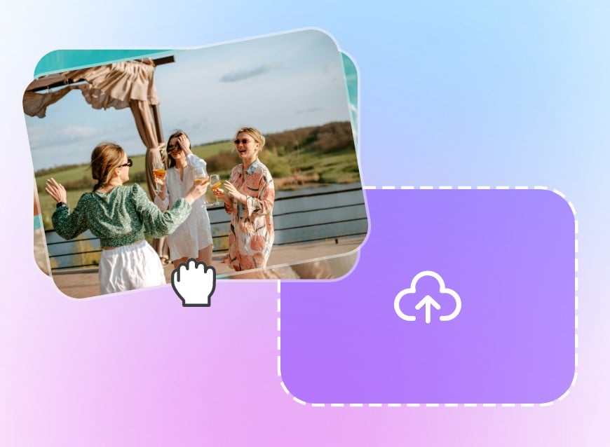 Carregar vídeos da festa de aniversário de três meninas