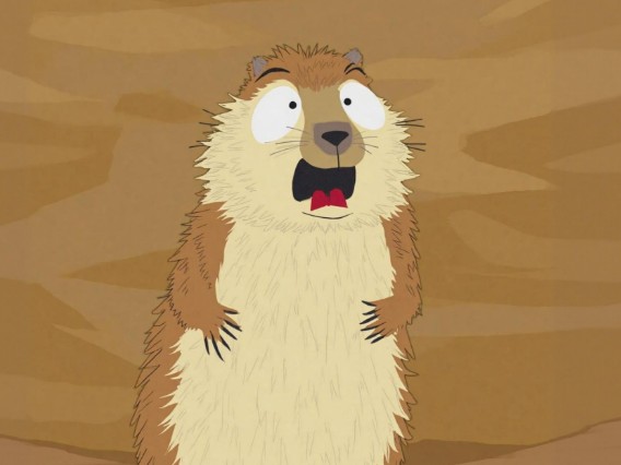 A funny surprised groundhog meme made by Clipfly AI picture generator