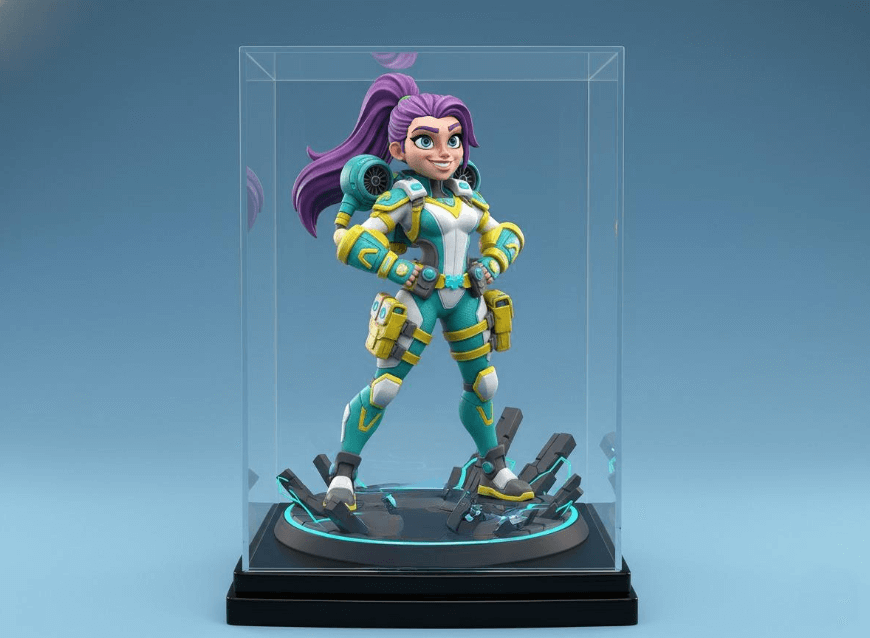 A photo of a action figure