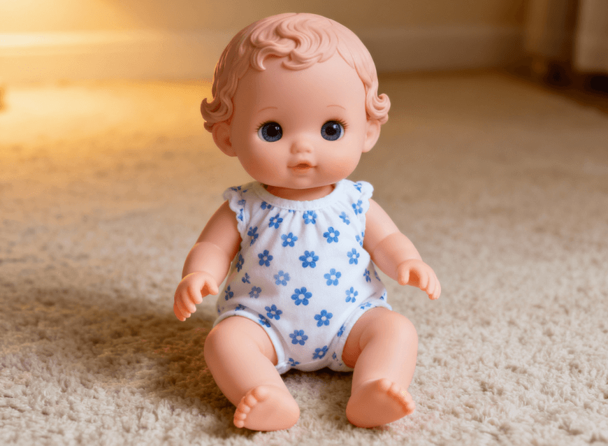A photo of a baby doll