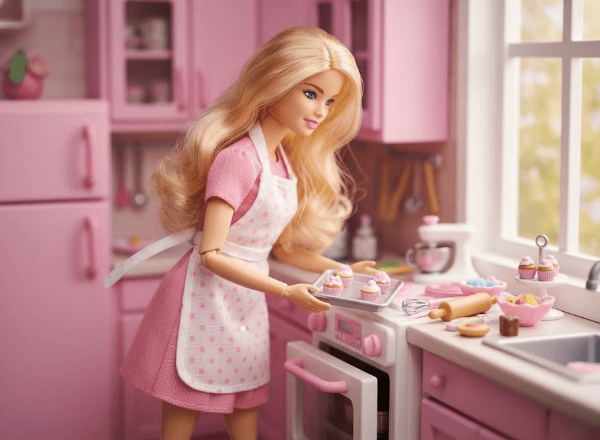 A photo of a barbie doll