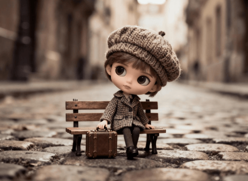 A photo of a blythe doll