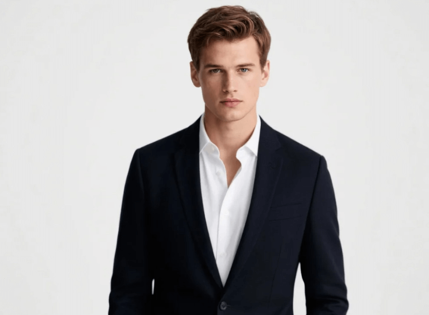 A photo of a man in formal suit