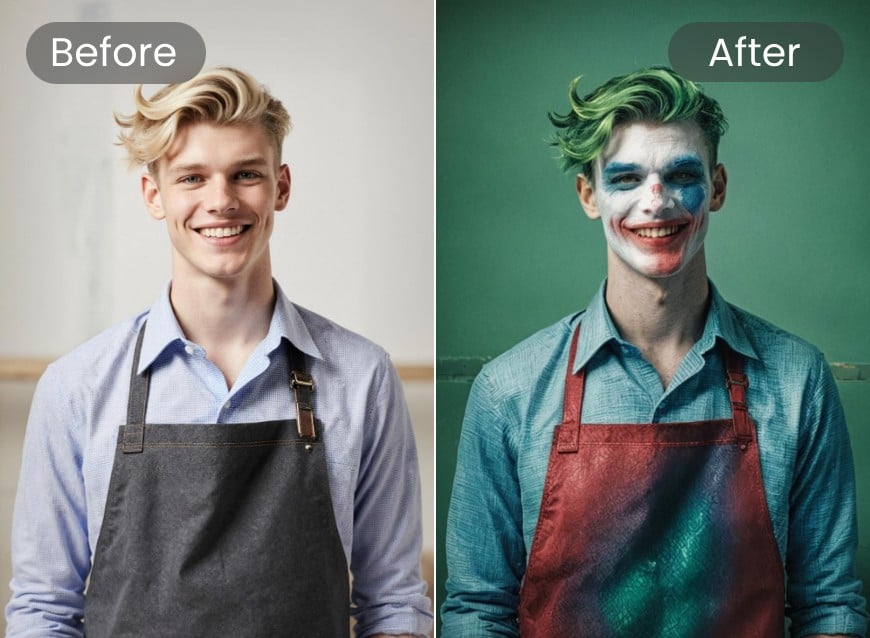 appliquer un filtre Clown