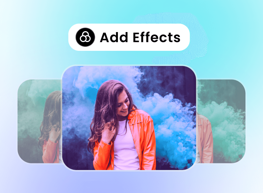 Add effects to the girls video