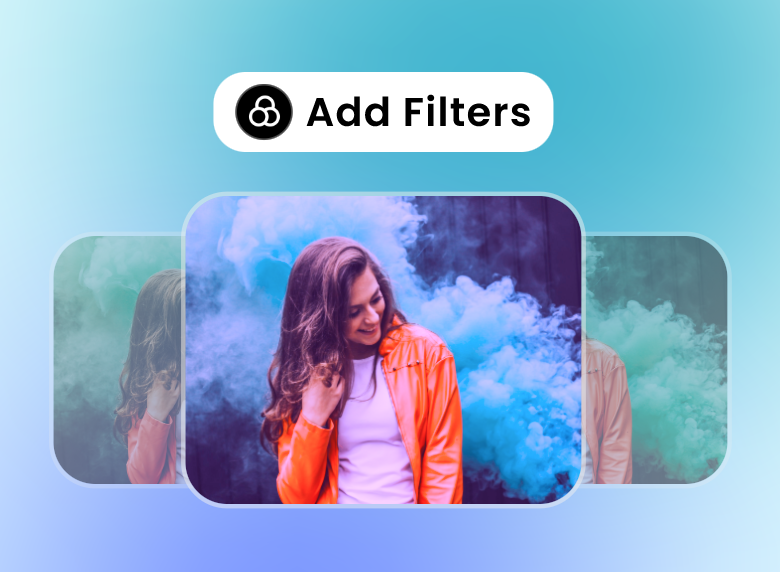 Adicionar filtros ao vídeo de uma garota