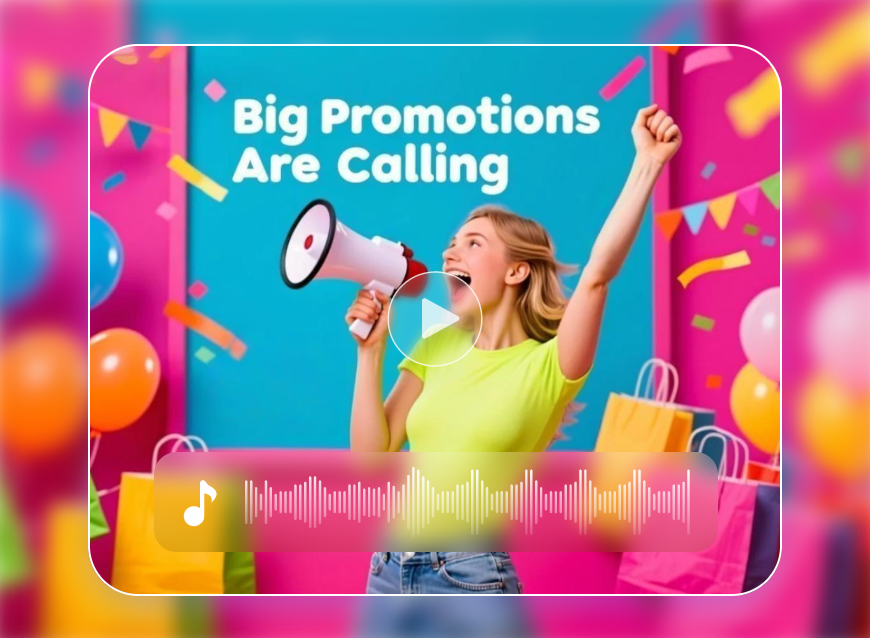 Add music to a marketing video