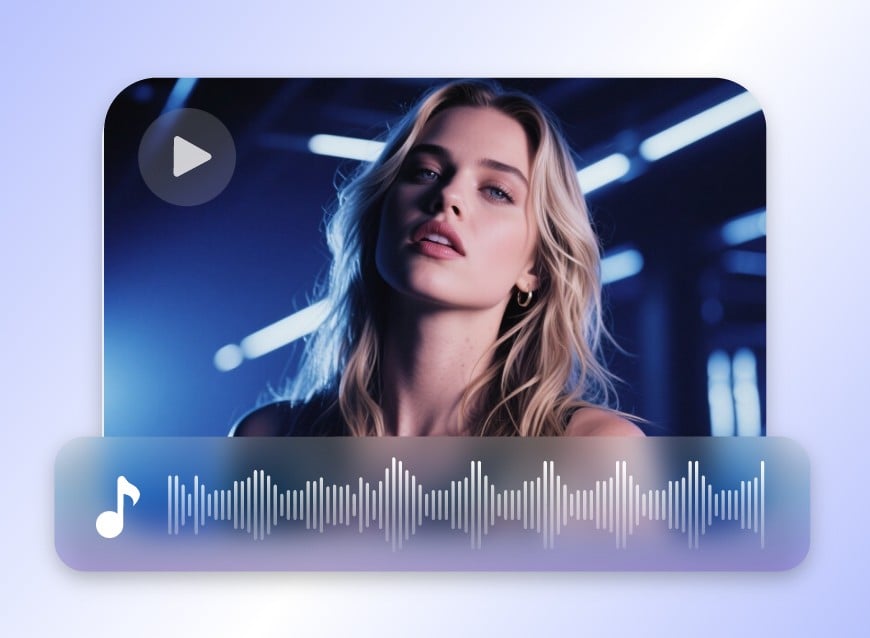 Add music to videos fro free in Clipfly