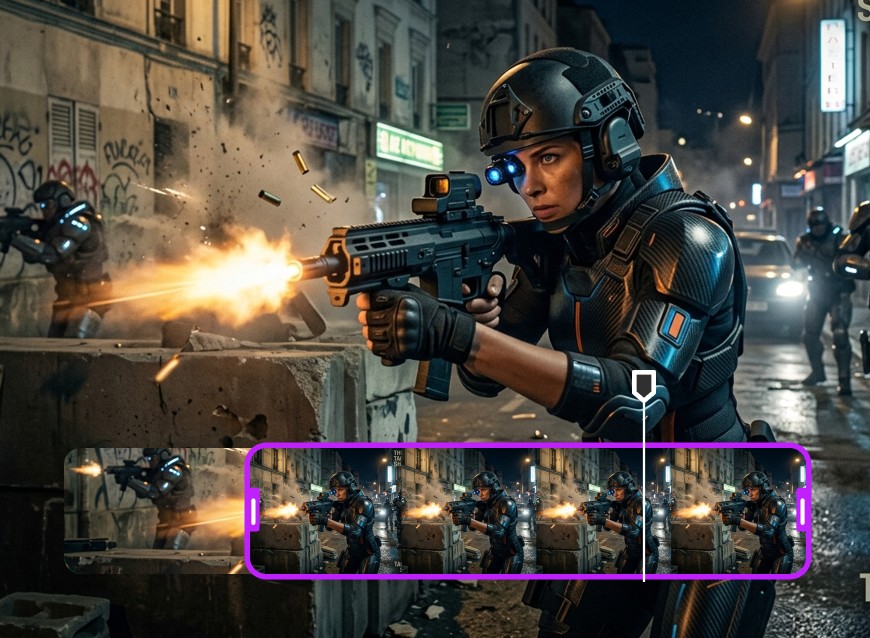 Adjust ai drama with clipfly video trimmer