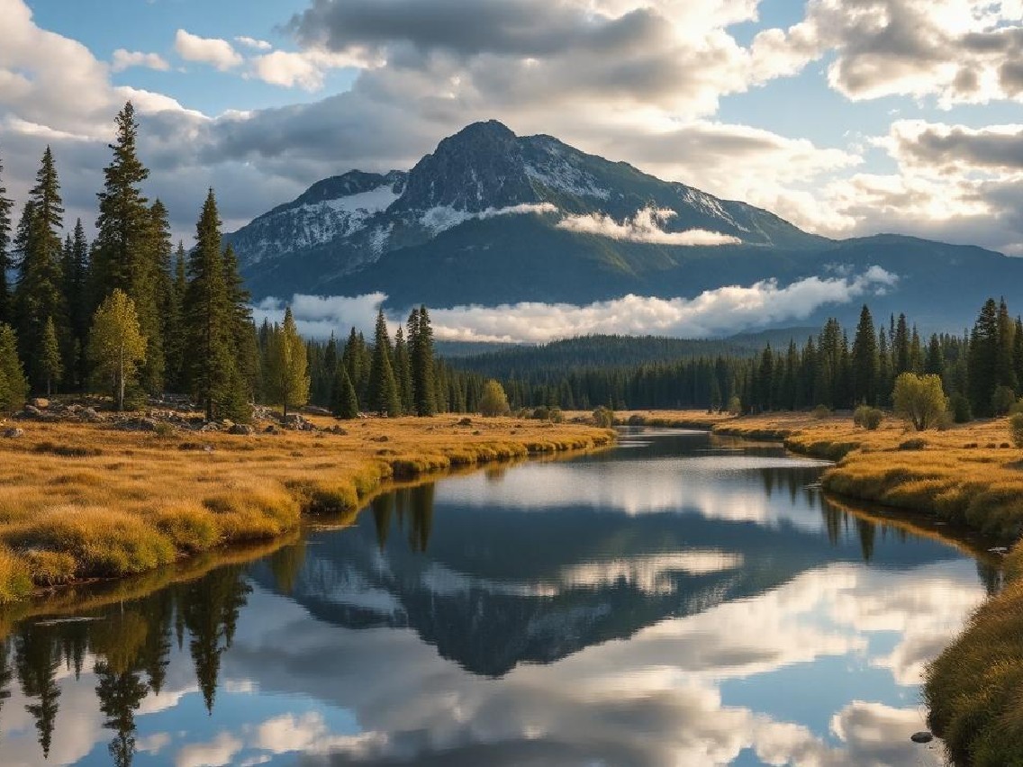 Ai generate beautiful landscape backgrop