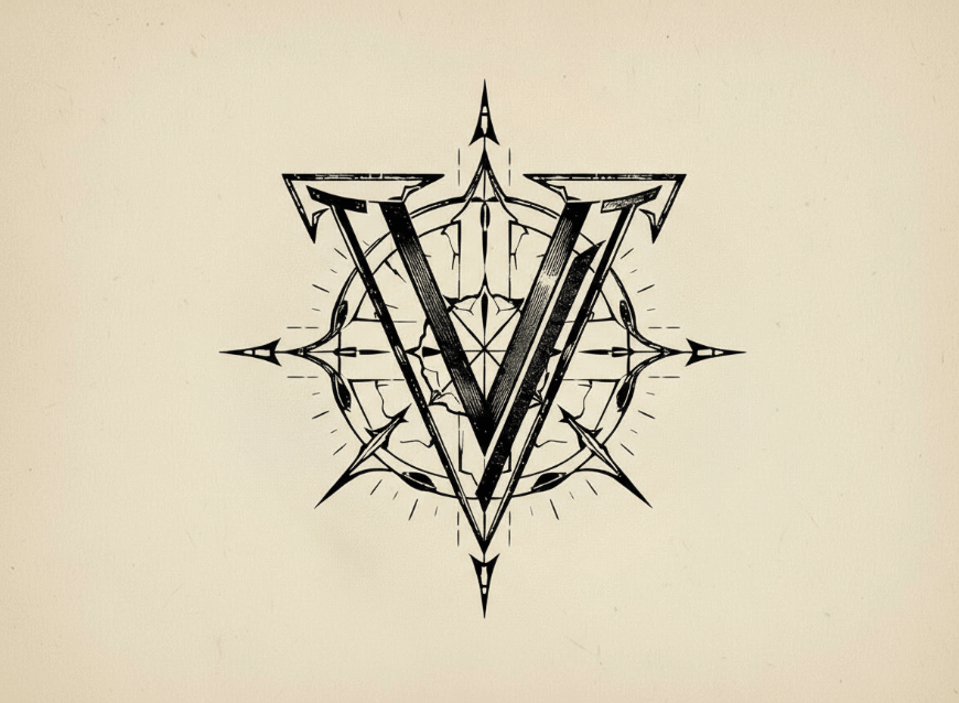 An ai generated creative roman numeral tattoo