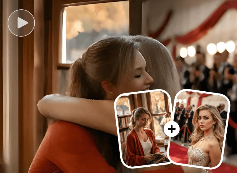 Apply clipfly ai hug to make you hug with your favorite celebrity