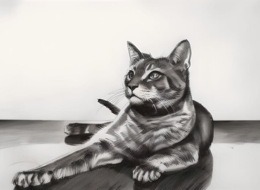 wenden sie den kostenlosen ai-skizzen-konverter auf haustiere an