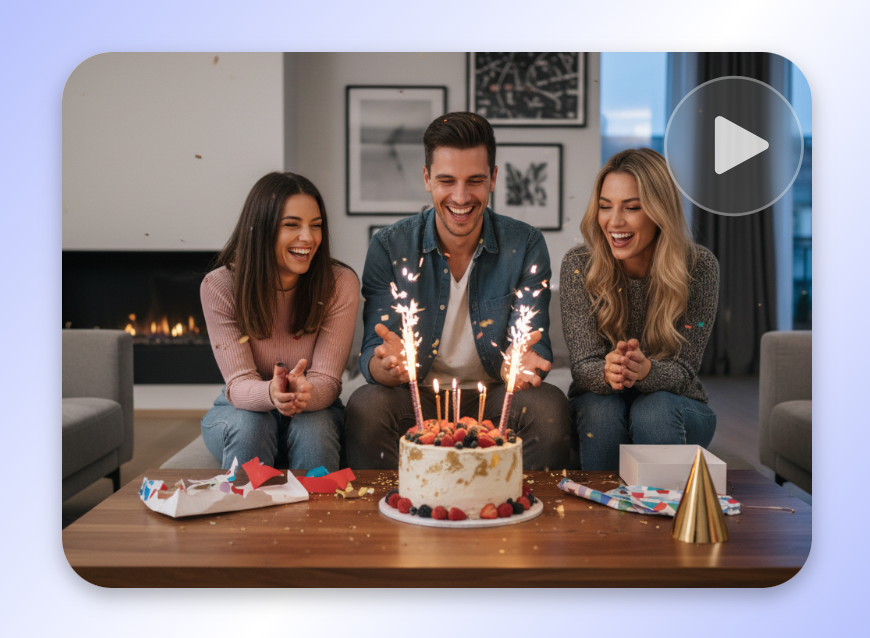 Birthday slideshow video