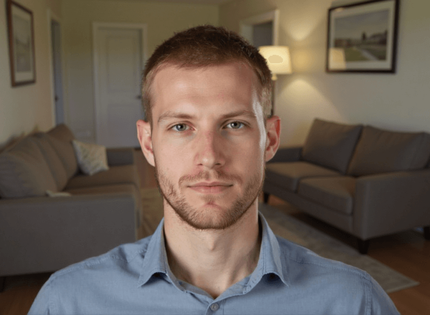 Butch cut hair cut generated with clipfly buzz cut filter