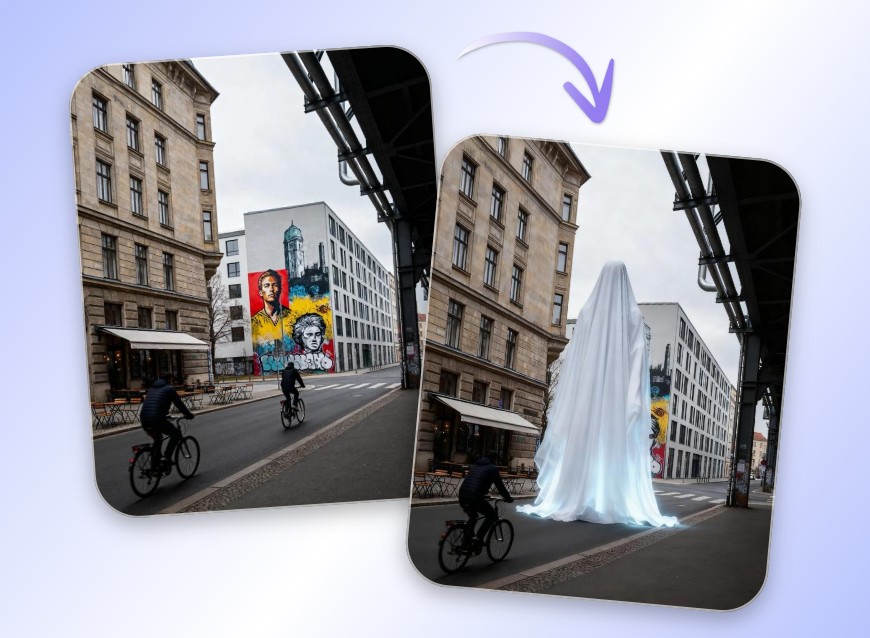 Geister in Fotos einfügen mit Clipfly