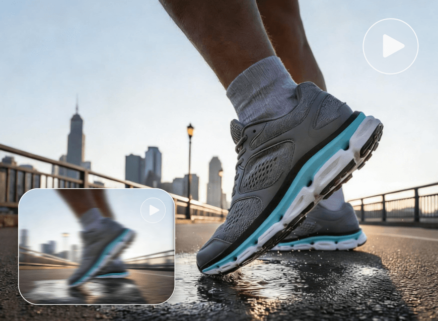 Clipfly free video frame interpolation for brand advertising